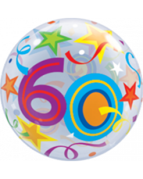 Bunter Bubble Ballon Alter 60